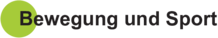 Logo Themenfeld Bewegung und Sport